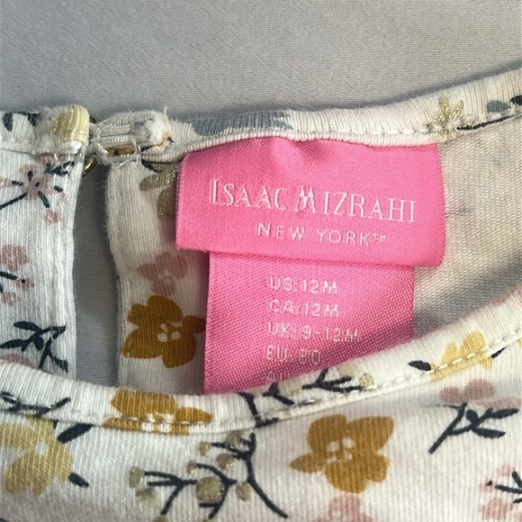 Isaac Mizrahi - floral Long Sleeve Tee/top - Picture 2 of 4